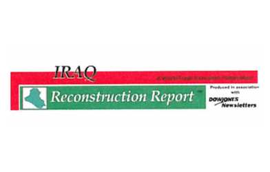 Iraq Reconstruction Report